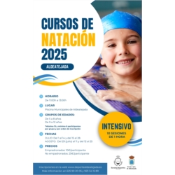 CURSOS DE NATACIÓN VERANO 2025