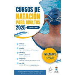 CURSOS DE NATACIÓN PARA ADULTOS VERANO 2025