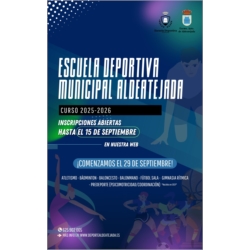 ESCUELA DEPORTIVA MUNICIPAL CURSO 2025/2026